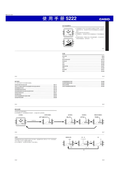 casio 卡西欧 5222